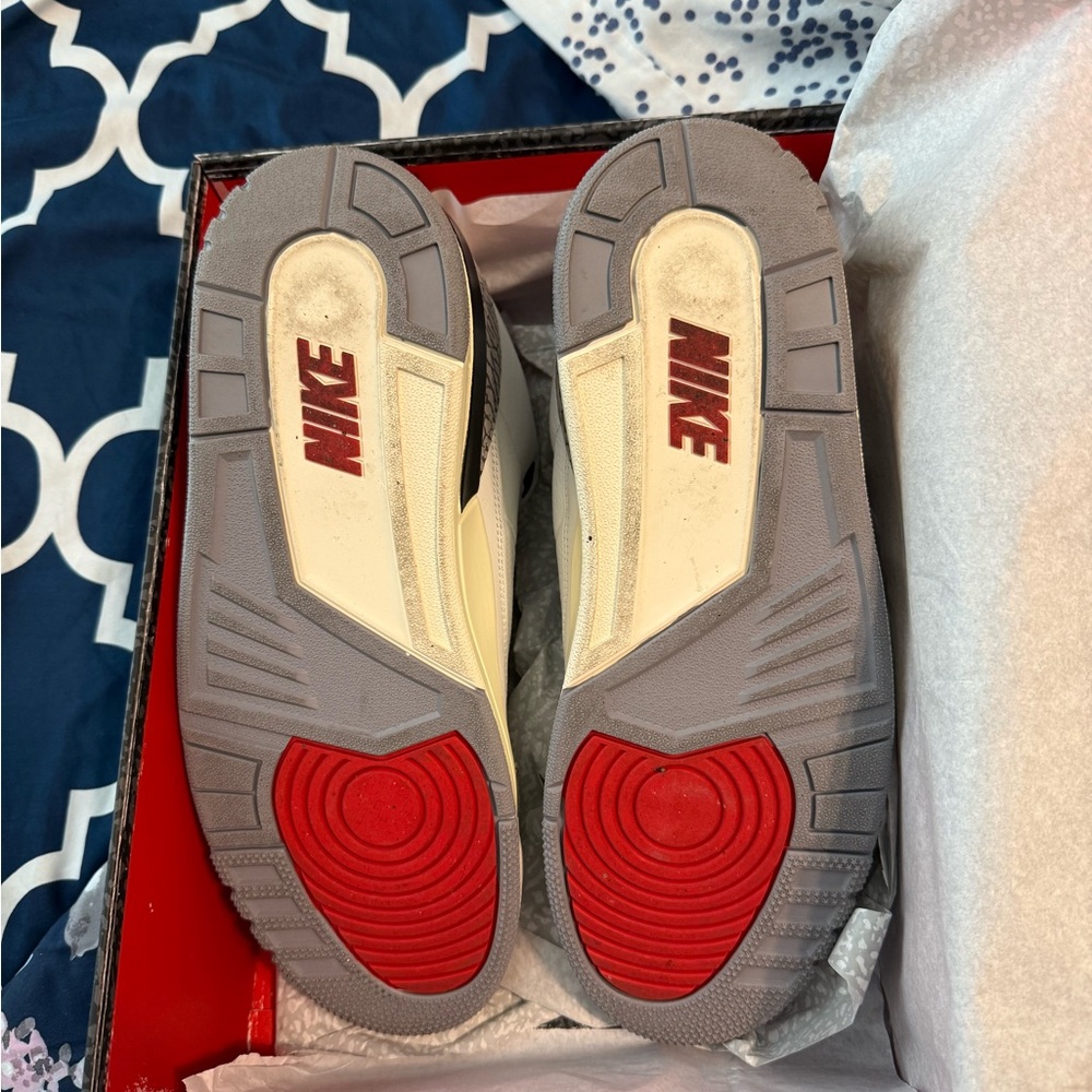 *SOLD* Air Jordan 3 Retro ‘White Cement Reimagined’ Mens Size 12 - Picture 8 of 9